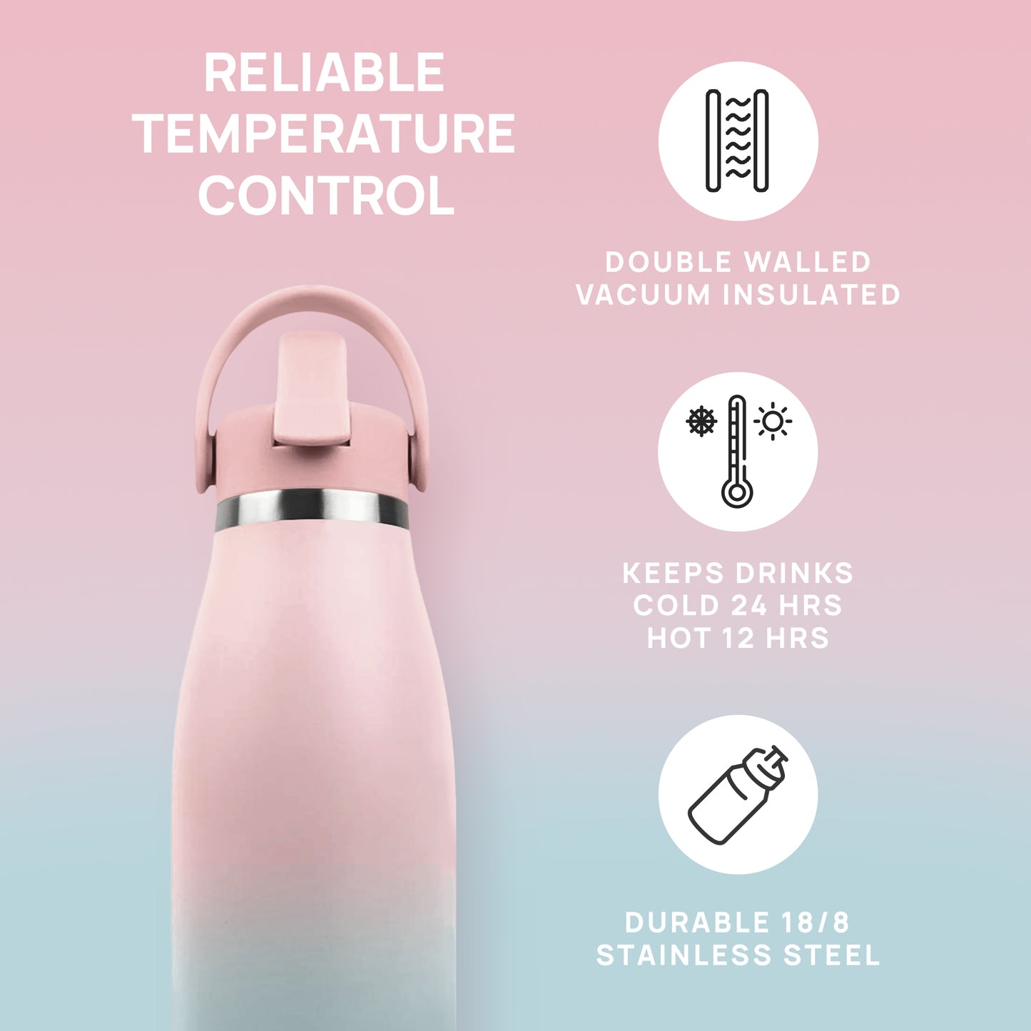 Sunset Mist - Pink Sky Blue (17oz/500ml)