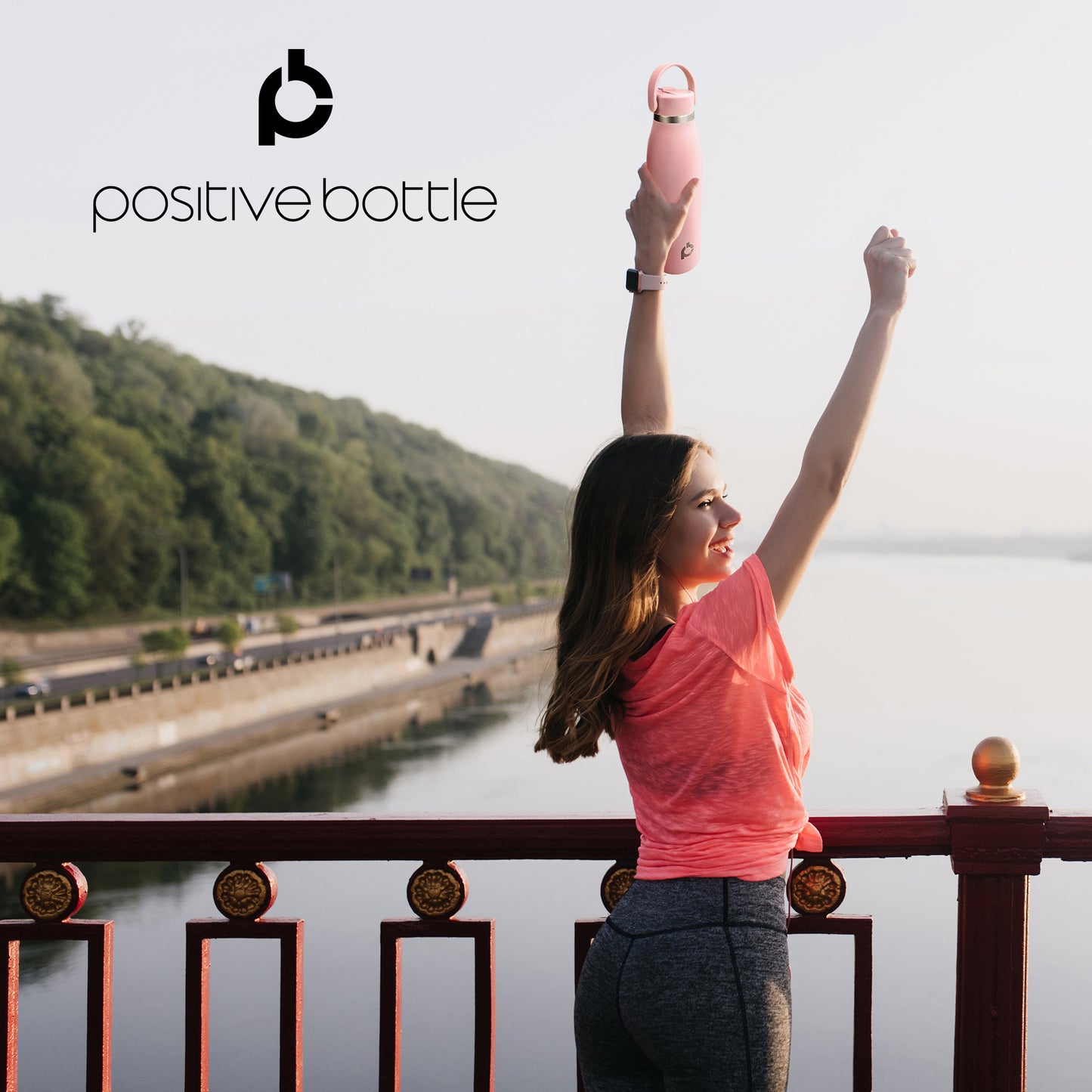 Rose Quartz - Blush Rose Pink (17oz/500ml)