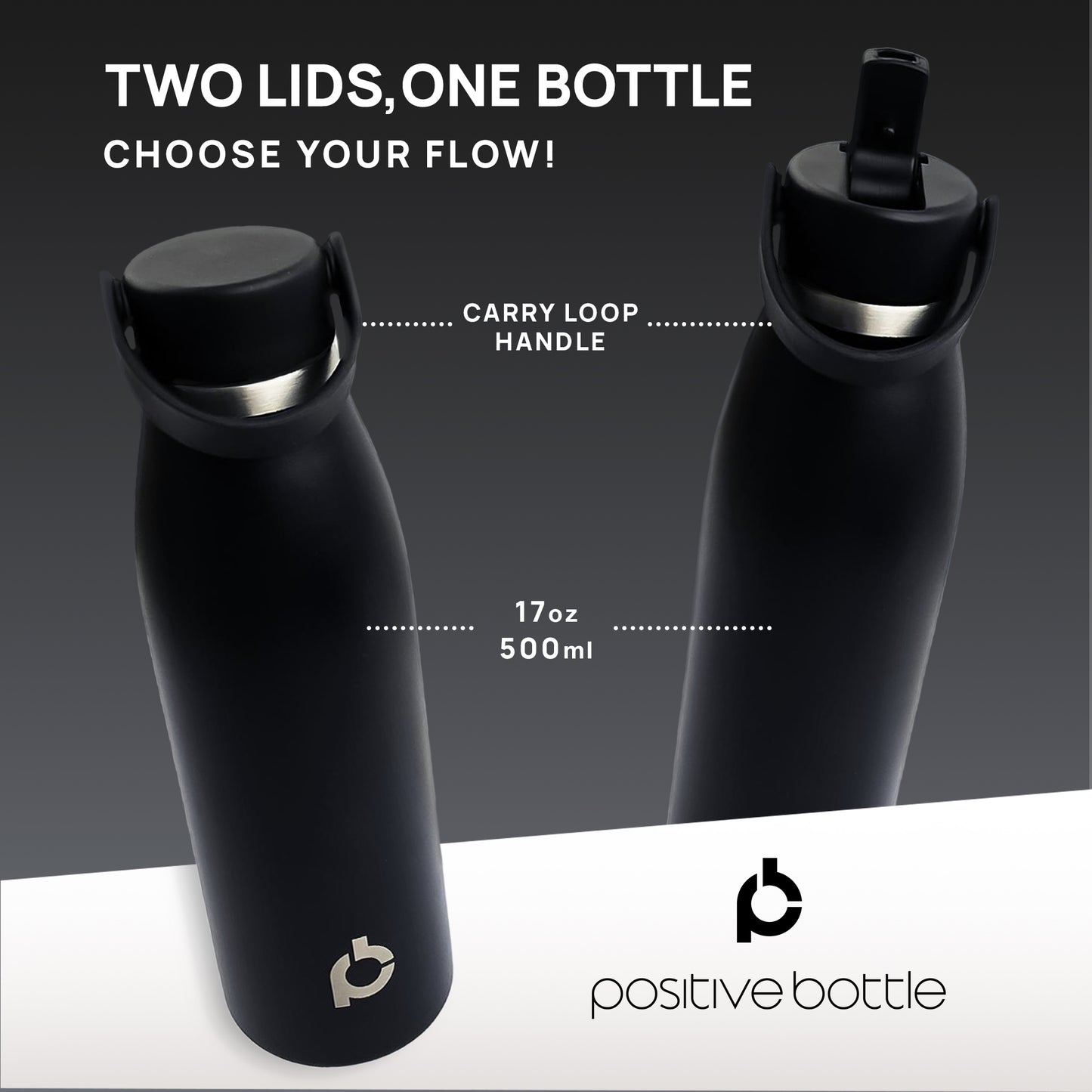 Midnight Onyx - Black (17oz/500ml)